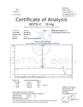 Load image into Gallery viewer, MOTS-c 10mg - Battle Born Peptides
