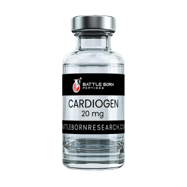 Cardiogen peptide vial for cardiac tissue repair and gene signaling research