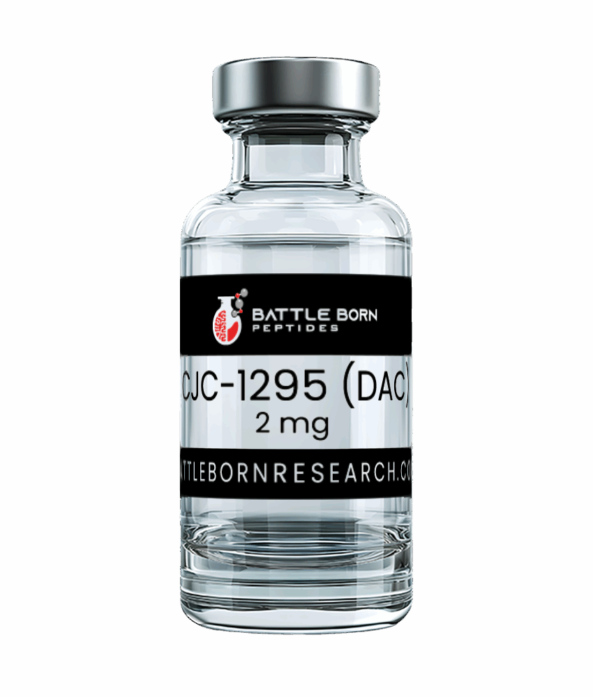 CJC-1295 with DAC 2mg peptide vial for extended GH release studies